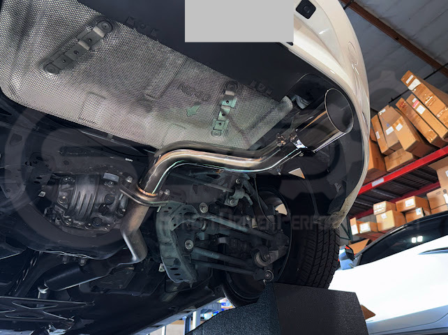 Mazda MX-5 Miata ND 2016-2025 axle back exhaust with 4-inch burnt or chrome tips, designed for Street Driven Performance.
