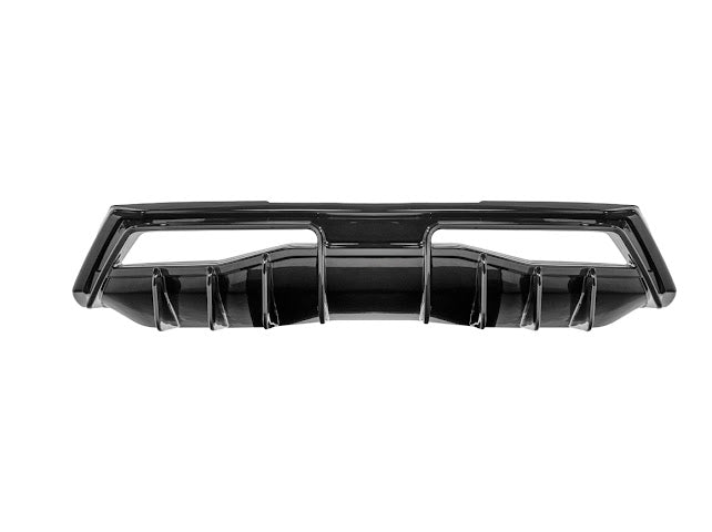 2020-UP CHEVROLET CORVETTE C8 GLOSSY BLACK REAR *ADD-ON*  BUMPER DIFFUSER