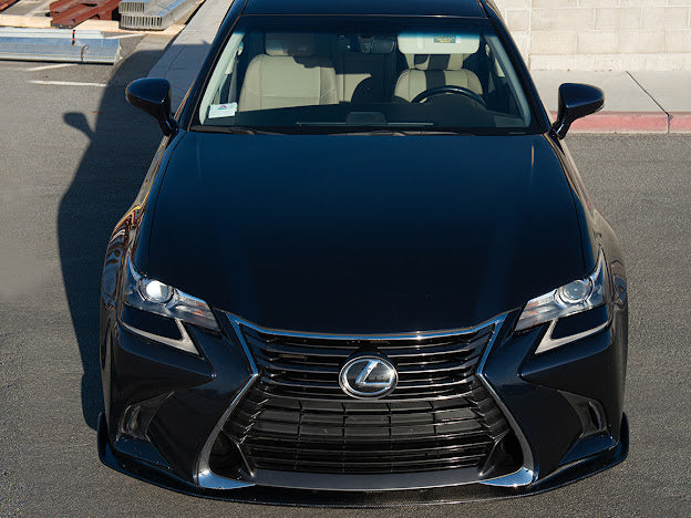 2016-2020 Lexus GS-Series JDM Lexon Style CARBON FIBER Front Bumper Lip Splitter