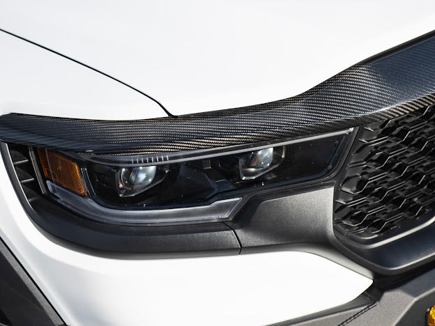 2019-UP RAM 1500 TRX CARBON FIBER FRONT UPPER GRILLE TRIM SURROUNDING