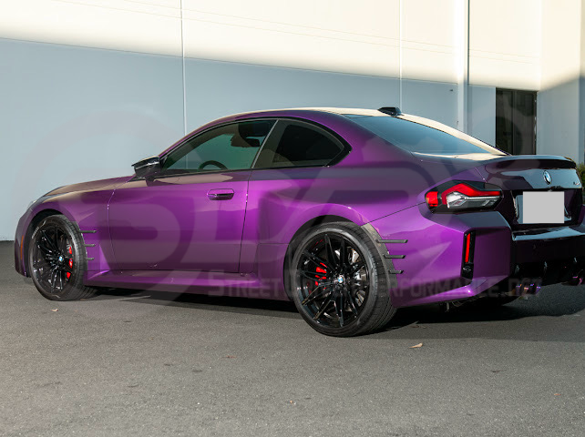 2023-UP BMW G87 M2 | DRY CARBON FIBER ADD-ON FENDER WHEEL ARCH TRIM FRONT & REAR PAIR