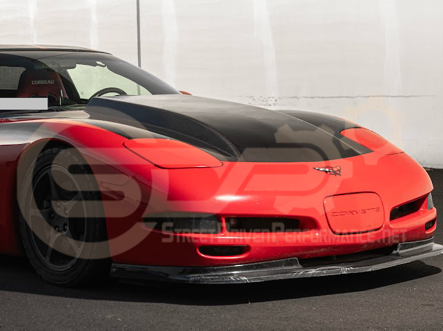 *IMPERFECTION / DISCOUNTED* 1997-2004 CHEVROLET CORVETTE C5 CARBON FIBER FRONT COWL HOOD