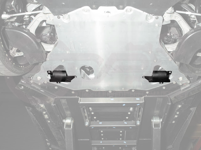 Pair of Street Driven Performance underbody air deflector cooling duct scoops for 2020-up Chevrolet Corvette C8 exterior trim.