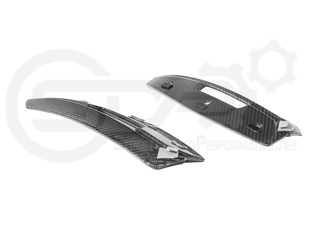 Cadillac CT5-V Blackwing factory OEM style carbon fiber front lip splitter and wheel arches, ground effects for enhanced performance.