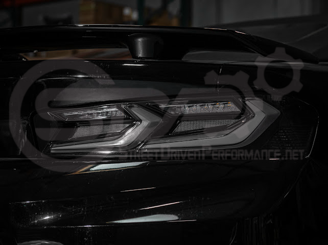 2016-2018 Chevrolet Camaro | C8 Style Sequential Signal LED Rear Taillights Pair (Clear / Red / Smoke Lens)