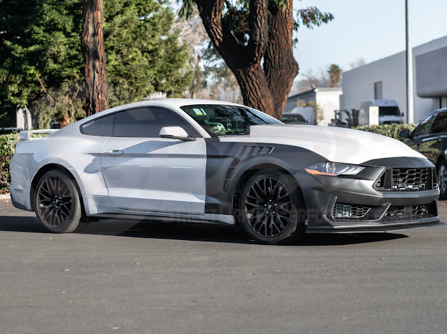 2018-2023 FORD MUSTANG GT500 KR STYLE FRONT SIDE VENTED FENDERS PAIR