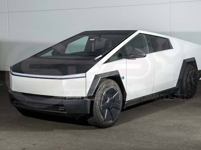 2024-Up Tesla Cybertruck | Factory Style Carbon Fiber Side Mirror Covers Pair