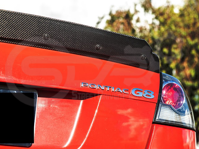 2008-2009 PONTIAC G8 | CARBON FIBER REAR TRUNK LID WICKERBILL SPOILER WING