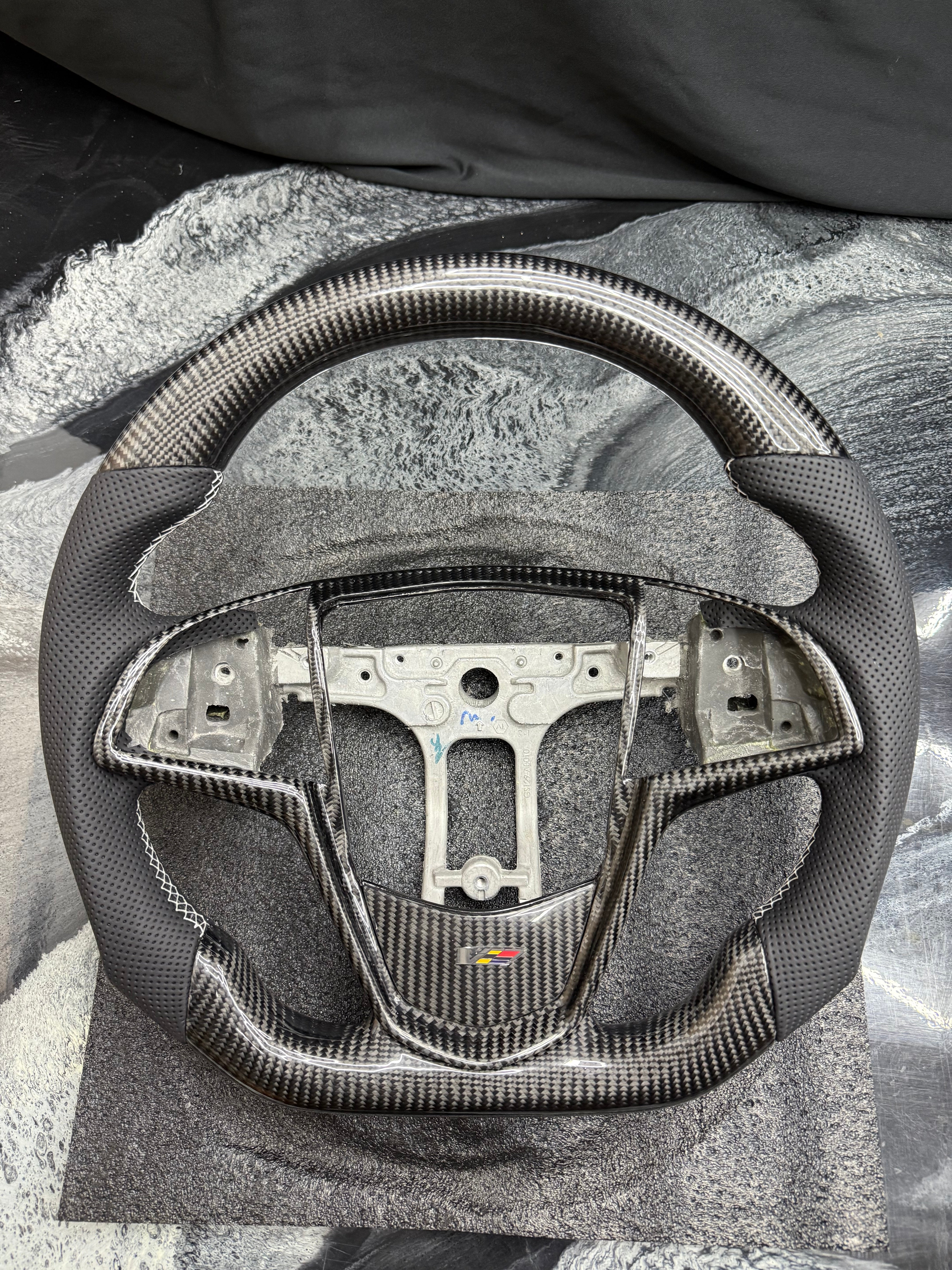 2014-2019 CADILLAC CTS, CTS-V "V3" / V-Sport & 2013-2019 ATS, ATS-V | Carbon Fiber Steering Wheels (IN STOCK NO WAIT TIMES)