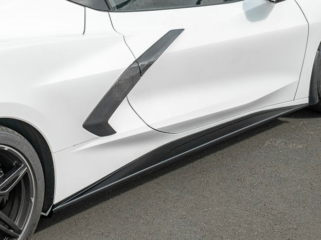 2020+ CHEVROLET CORVETTE C8 | SDP PERFORMANCE STYLE SIDE SKIRTS ROCKER PANELS GROUND EFFECTS