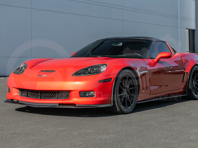 2005-2013 CHEVROLET CORVETTE C6 | FACTORY OEM STYLE CARBON FIBER  HEADLIGHTS HOUSING REPLACEMENT