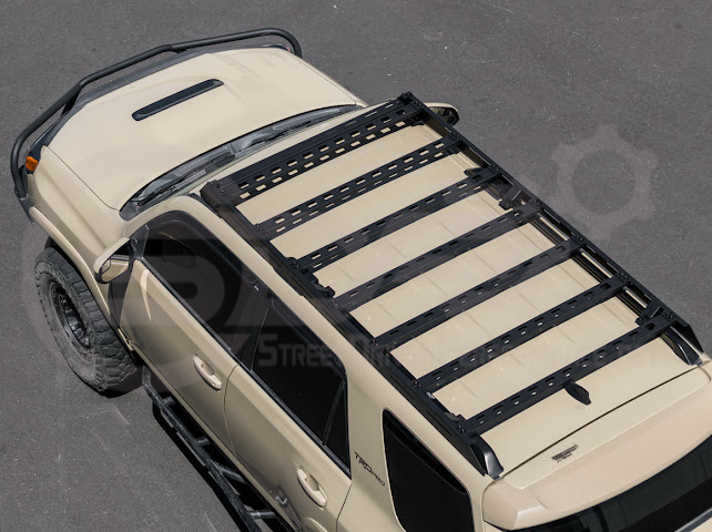2010-2024 Toyota 4Runner | Carbon Steel Black Top Roof Rack Cargo Carrier