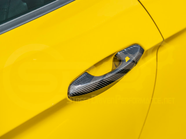 2015-2023 FORD MUSTANG S550 | CARBON FIBER OUTER DOOR HANDLE COVER SET PAIR