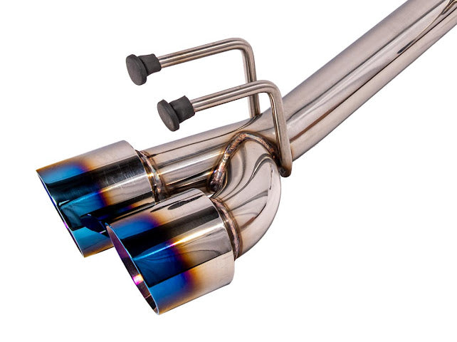 2018-2024 Toyota Camry SE FWD | T-304 Muffler Delete Single Exit Axle Back Exhaust (Chrome or Burnt Blue Tips)