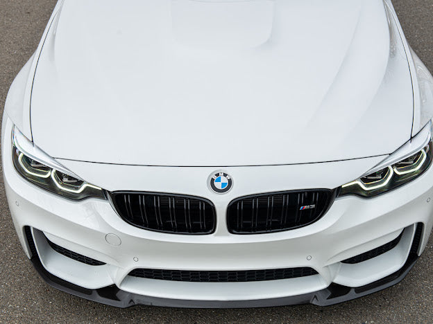 2015-2020 BMW F80 M3 & F82 / F83 M4 | Club Sport Style CARBON FIBER Front Lower Lip Splitter Ground Effects