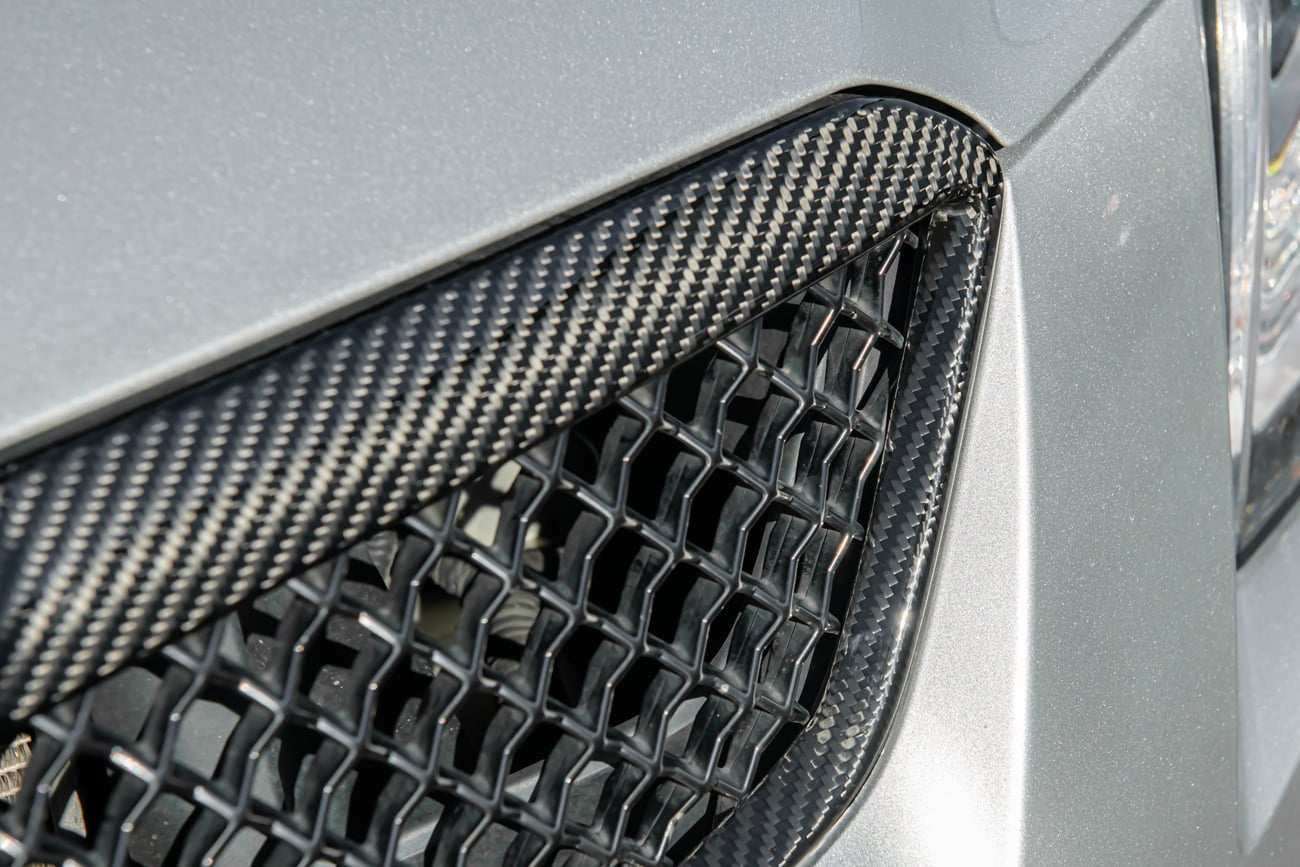 2016-19 CADILLAC ATS-V | CARBON FIBER FRONT GRILLE TRIM SURROUNDING MOLDING REPLACEMENT