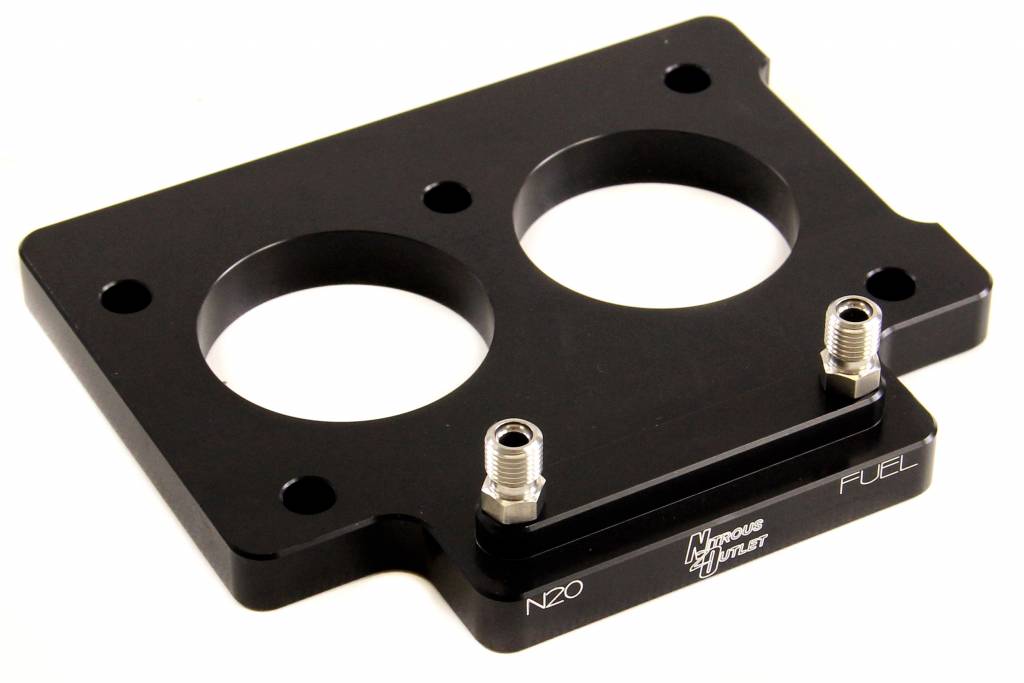 Nitrous Outlet GM 52mm LT1/TPI Plate System - Gas/E85 (5-55psi)(50-200HP)(12lb Bottle)