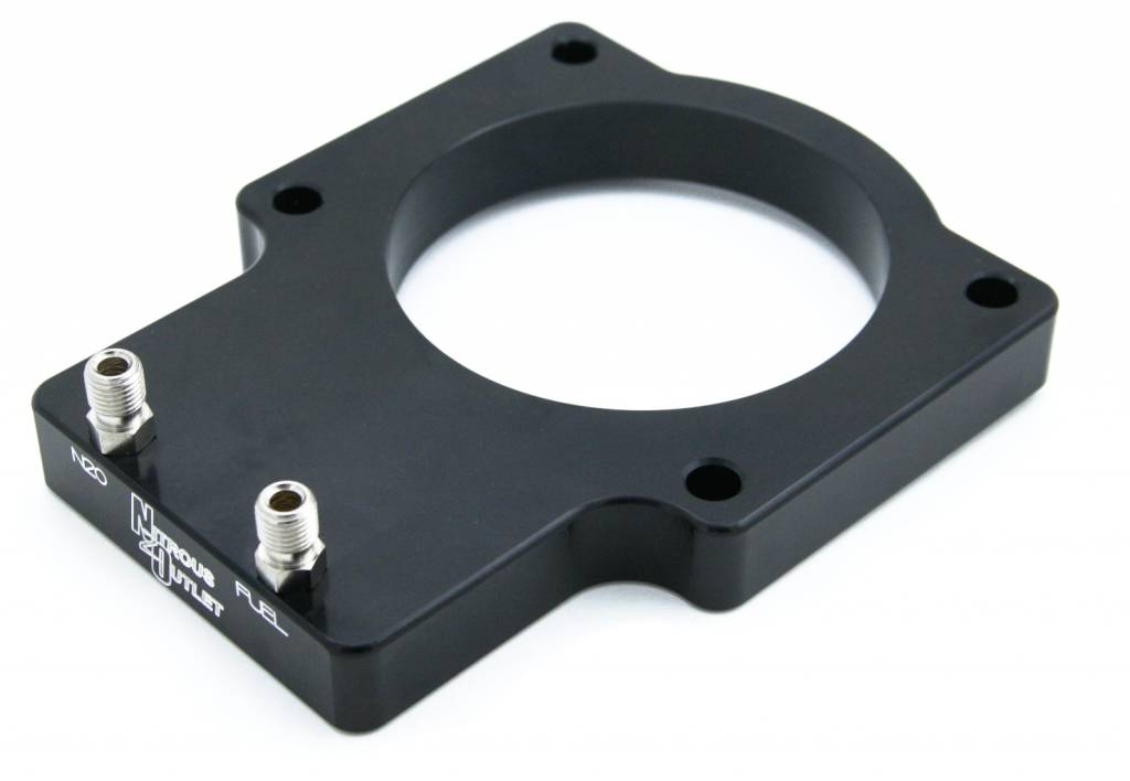 Nitrous Outlet Cadillac 90mm Fast Intake 2006-2007 LS2 CTS-V Hard-line Plate System - Gas/E85 (5-55psi)(50-200HP)(12lb Bot...