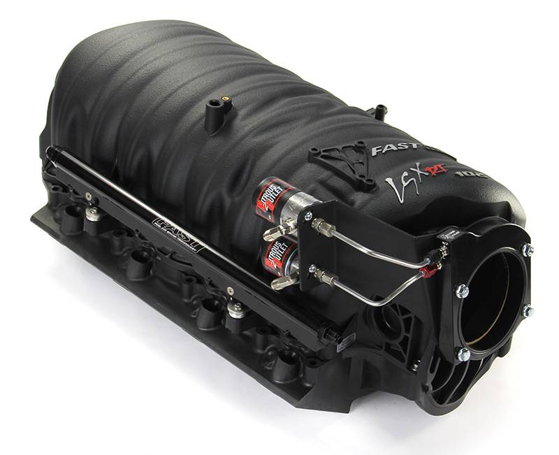 Nitrous Outlet GM 2003-2013 FAST 102mm Truck Intake Hard-line Plate System - Gas/E85 (5-55psi)(Aftermarket Fuel Rails)(50-...