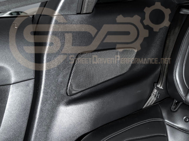2015-2023 FORD MUSTANG S550 |CARBON FIBER REAR SEAT DECORATIVE BOARD PANEL COVER