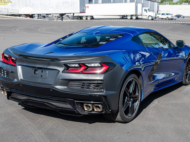 2020-PRESENT CORVETTE C8 STINGRAY & Z51 | Z06 CONVERSION REAR BUMPER & SPOILER KIT