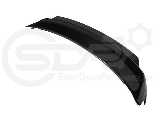 Dodge Charger SRT Hellcat Redeye style rear trunk wing spoiler in matte or gloss black, designed for 2015-2023 models by Street Driven Performance.
