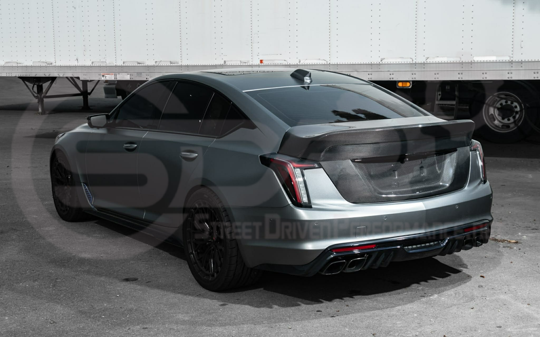 2020-Present Cadillac CT5 / CT5-V / CT5-V Blackwing | CARBON FIBER Trunk with Integrated Duckbill Spoiler