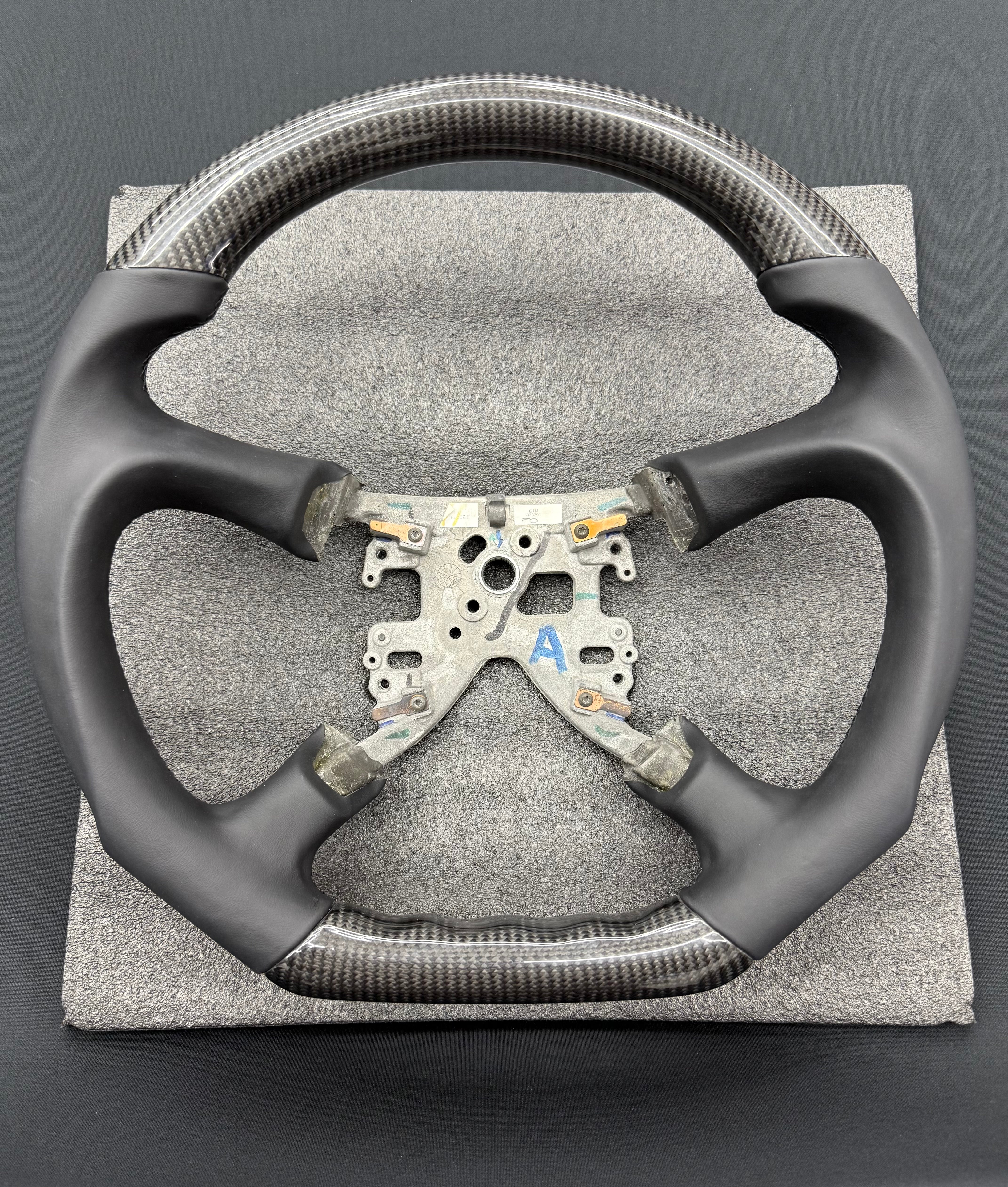 RCSB, NBS Truck, GMC Sierra /Yukon, Chevrolet Silverado, Cadillac Escalade - Carbon Fiber or Leather Steering Wheel with Perforated or Smooth Leather Hand Grips (IN STOCK READY TO SHIP)