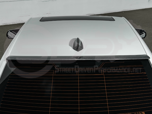 2020-Up Cadillac CT4 / CT4-V / CT4-V Blackwing | SDP Performance Style Carbon Fiber Rear Roof Top Window Spoiler Wing