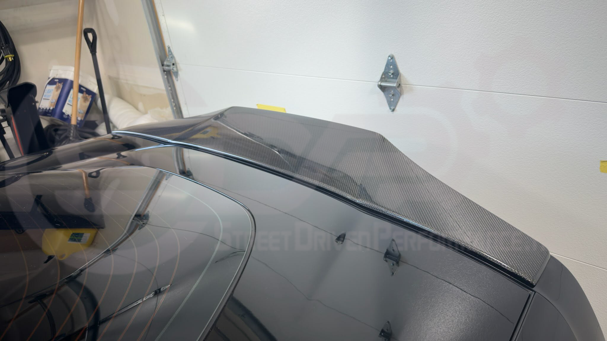 2005-2013 Chevrolet Corvette C6 SDP aggressive style carbon fiber rear trunk lid wing spoiler, sleek aerodynamic design