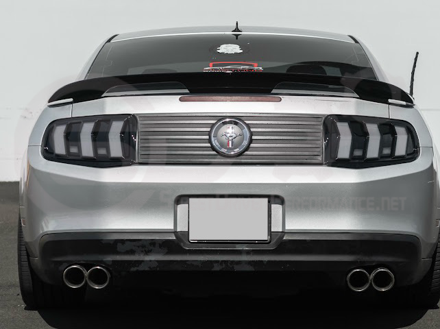 2010-2014 Ford Mustang S550 | GT500 Style GLOSSY BLACK Rear Trunk Lid Wing Spoiler