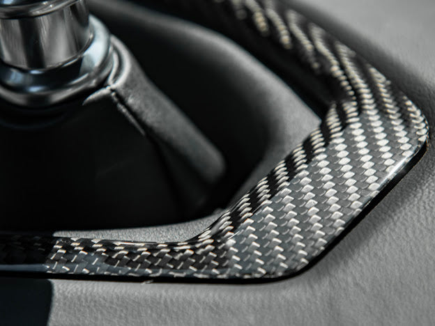 2024-Up Ford Mustang S650 | CARBON FIBER Interior Manual Gear Shift Panel Trim Cover