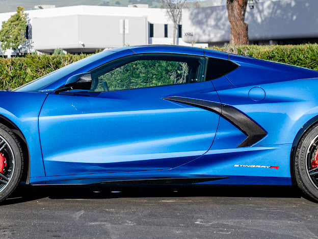 2020+ CHEVROLET CORVETTE C8 STINGRAY | Z06 PACKAGE SIDE SKIRTS ROCKER PANELS GROUND EFFECTS