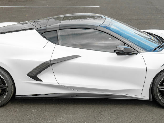 2020+ CHEVROLET CORVETTE C8 | SDP PERFORMANCE STYLE SIDE SKIRTS ROCKER PANELS GROUND EFFECTS
