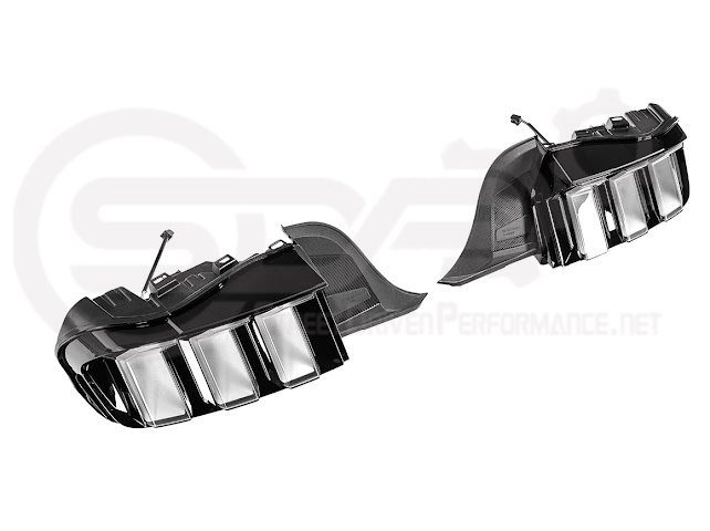 2024-Up Ford Mustang S650 | EURO RGB Sequential Signal LED XB Rear Taillights Pair (Clear or Smoke Lenses)