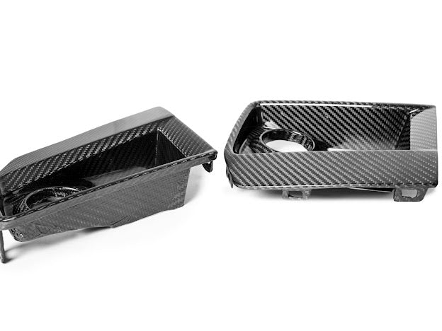 2009-2015 Cadillac CTS-V V2 - Carbon Fiber Fog Light Bezels / Covers