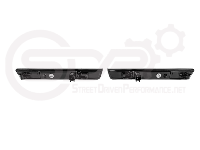 2015-2023 Dodge Challenger | Rear Bumper Side Marker Lens w/ Red LED Reflector Light Pair (Clear / Red / Smoke)