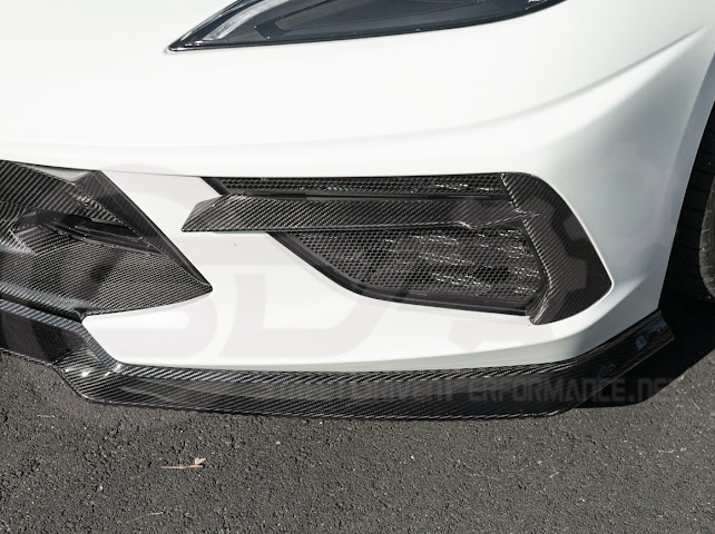 2020-Up Corvette C8 STINGRAY & Z51 | Z06 Z07 Package Front Bumper Lip Splitter Ground Effects