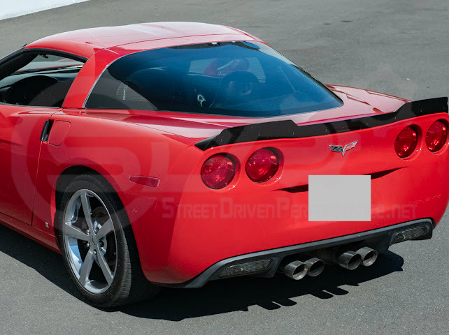 2005-2013 Corvette C6 | ZR1 Extended Style Rear Wing Wickerbill Spoiler (Matte or Gloss Black)