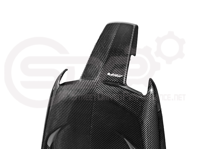 Cadillac CT5-V Blackwing carbon fiber seat back panel replacement pair for driver and passenger, interior trim upgrade.
