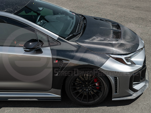 2023-UP TOYOTA GR COROLLA | JDM VRS STYLE FRONT AIR VENTED HOOD