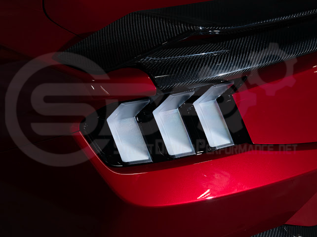 2024-Up Ford Mustang S650 | EURO Style Sequential Signal LED Clear Lenses Rear Taillights Pair