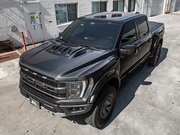 2021-UP F-150 RAPTOR | FACTORY STYLE CARBON FIBER SIDE FENDER FLARES REPLACEMENT (FRONT AND / OR REAR)