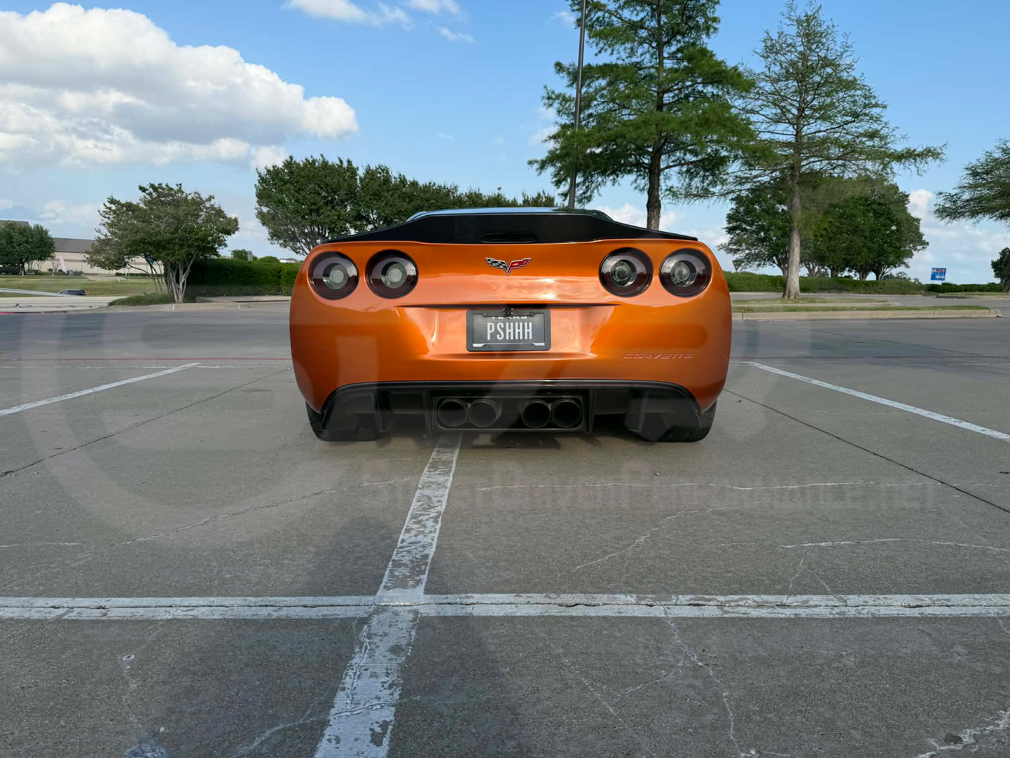 2005-2013 CHEVROLET CORVETTE C6 | SDP AGGRESSIVE STYLE  CARBON FIBER REAR TRUNK LID WING SPOILER