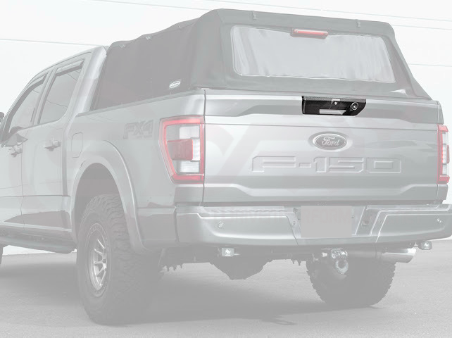 2021-UP FORD F-150 | FACTORY STYLE CARBON FIBER REAR TRUNK TAILGATE HANDLE ASSEMBLY COVER