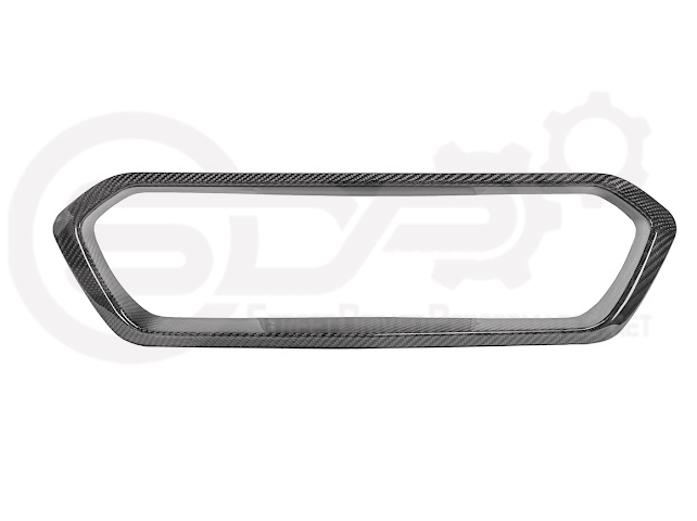Chevy Corvette C8 Z06 & ZR1 dry carbon fiber rear diffuser exhaust bezel surrounds, performance upgrade by Street Driven Performance.