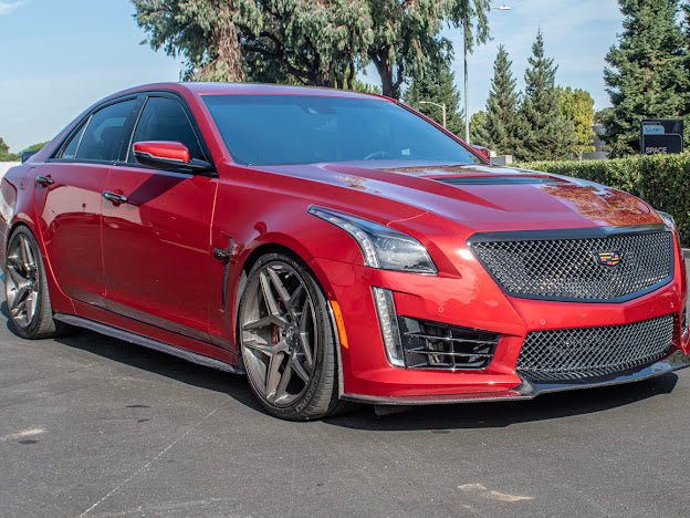 2016+ Cadillac CTS-V V3 - Front Lip Splitter Ground Effects