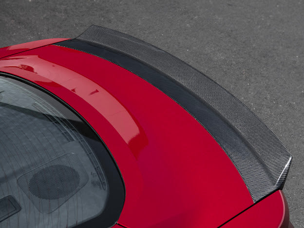 2024-UP FORD MUSTANG S650 | CARBON FIBER REAR TRUNK DUCKTAIL INTEGRATED WING SPOILER MODULE