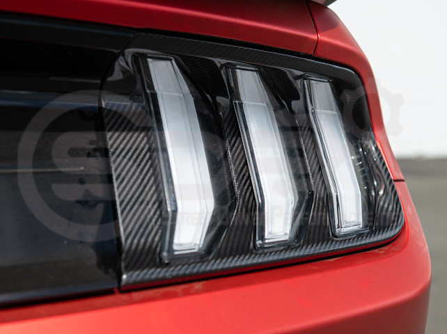 2015-17 FORD MUSTANG | REAR TAIL LIGHT TRIM BEZEL COVER PAIR