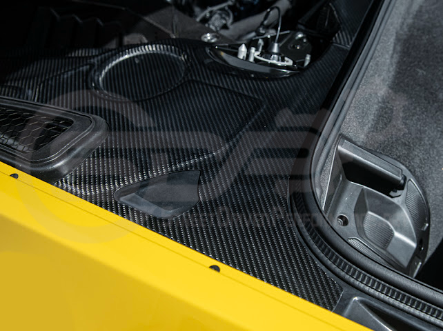 2025-Up Corvette C8 ZR1 | CARBON FIBER Engine Bay Trim Panel Cover Pair